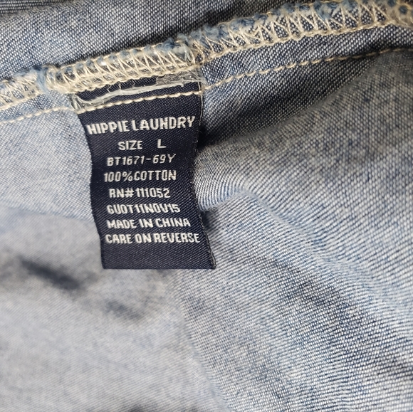 Hippie Laundry denim tie top - Picture 5 of 5